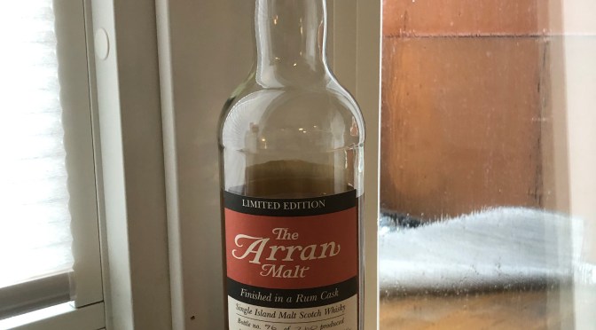 The Arran Malt Finished in a Rum Cask
