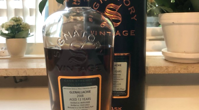 Glenallachie 2008 13 YO (Signatory Vintage Cask Strength Collection)
